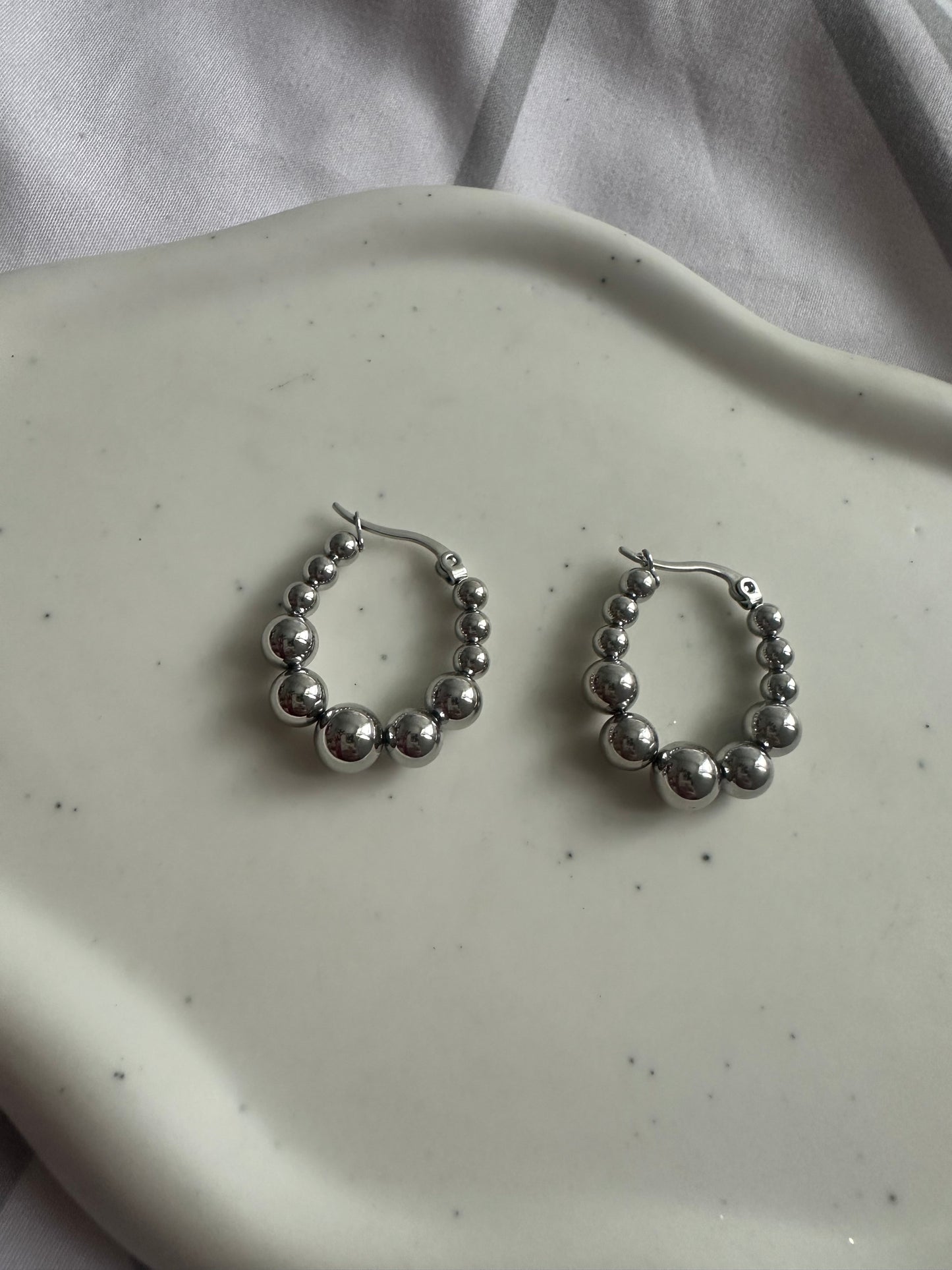 Stainless Steel Hoop Earrings