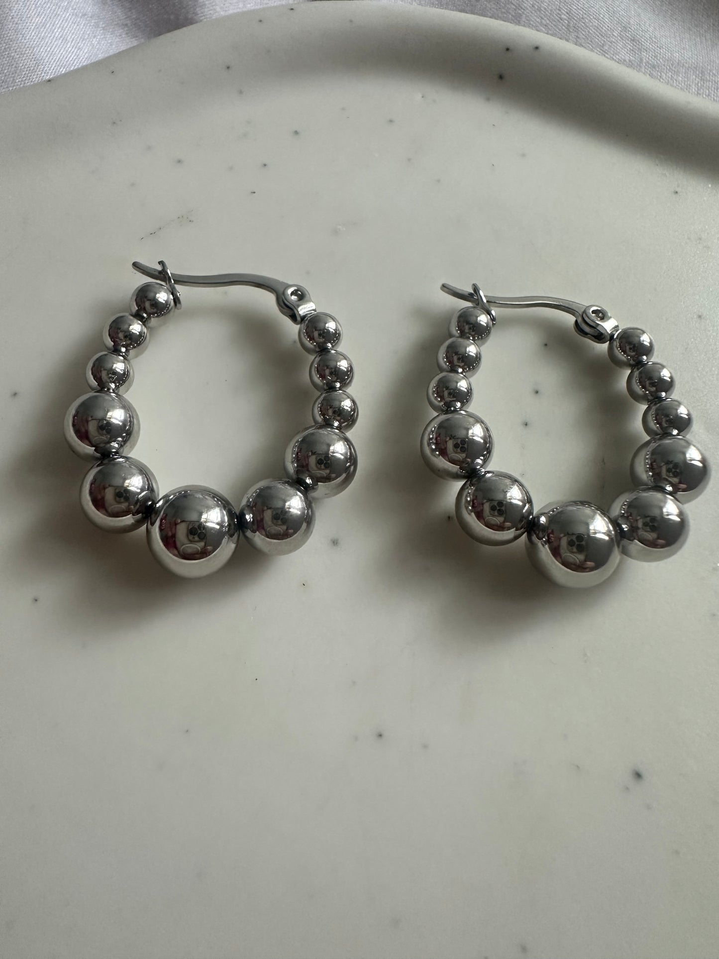 Stainless Steel Hoop Earrings