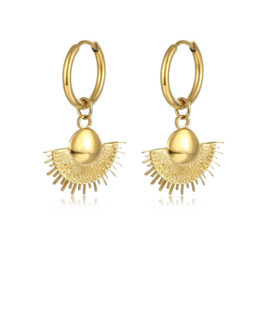 18k gold plated earrings