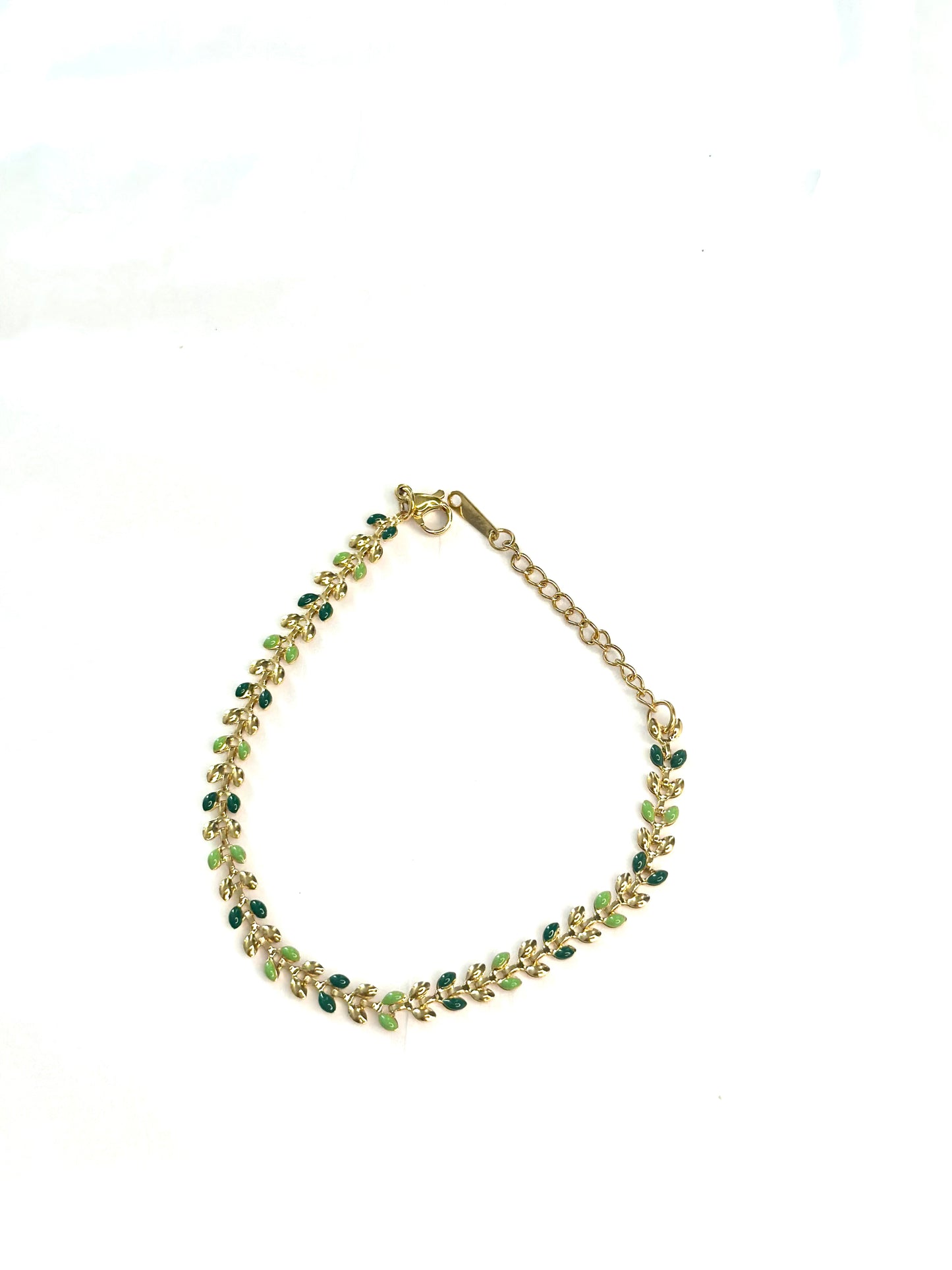 18K Olive Leaf Bracelet